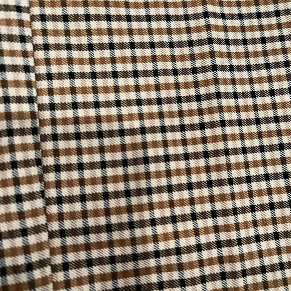 [M]Anne Klein Brown and Cream Plaid Pants NWOT - Picture 10 of 11
